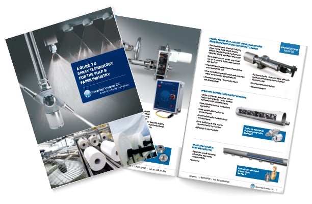 Broschüre Leitfaden für die Sprühtechnik in der Zellstoff- und Papierindustrie