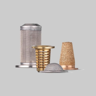 Nozzle filters and strainers