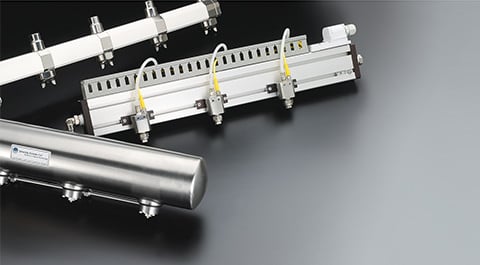 Spray headers and manifolds