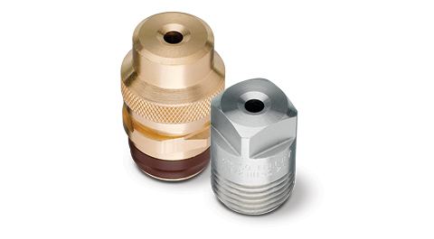 two fulljet spray nozzles