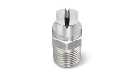 one stainless steel veejet spray nozzle
