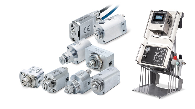 AutoJet food safety system with PulsaJet spray nozzles