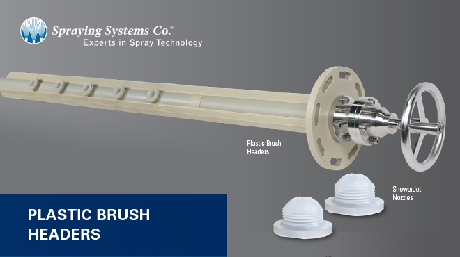 Plastic Brush Header, B801 | Spraying Systems Co.
