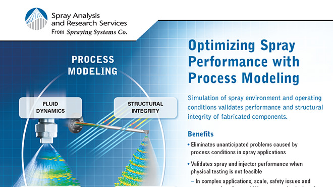 Liquid Spray Simulation Fluid Flow Simulations | Spraying Systems Co.