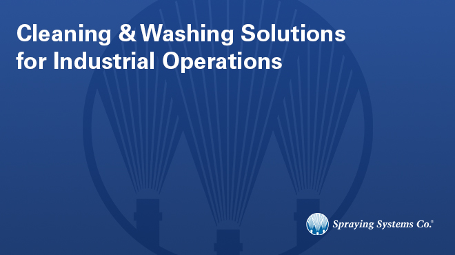 cleaning & washing solutions for industrial operations