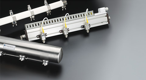 Spray headers and manifolds