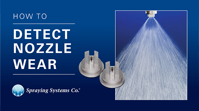 nozzle spraying water