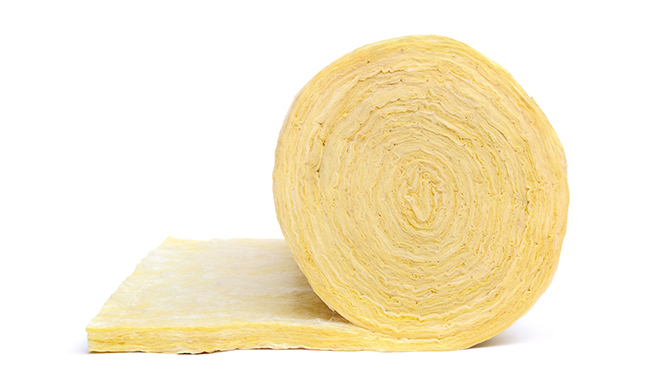 roll of fiberglass insulation