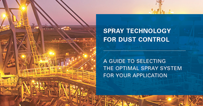 Spray technology for dust control