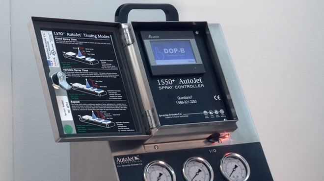 AutoJet Model 1550 setting