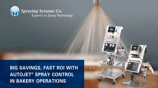 autojet 1750+ spray control system for bakery operations