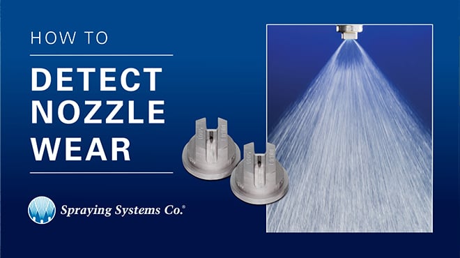 nozzle spraying water