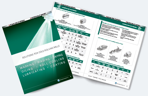 Download the Spray Technology for Cold Rolling Mills Catalog