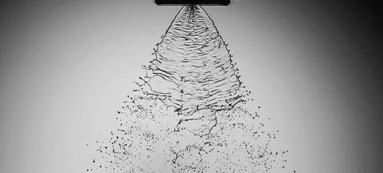 Drop size spray analysis