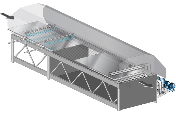 Spray conveyor drawing