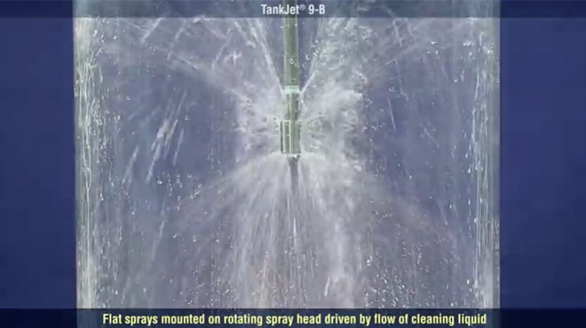 TankJet 9 Rotating Nozzle rinsing tank