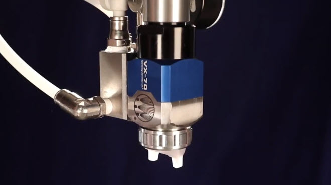 VX Automatic Air Atomizing Nozzle Change Out