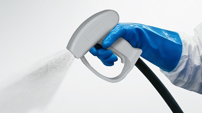 gunjet trident spray gun spraying