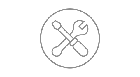 screwdriver and wrench icon