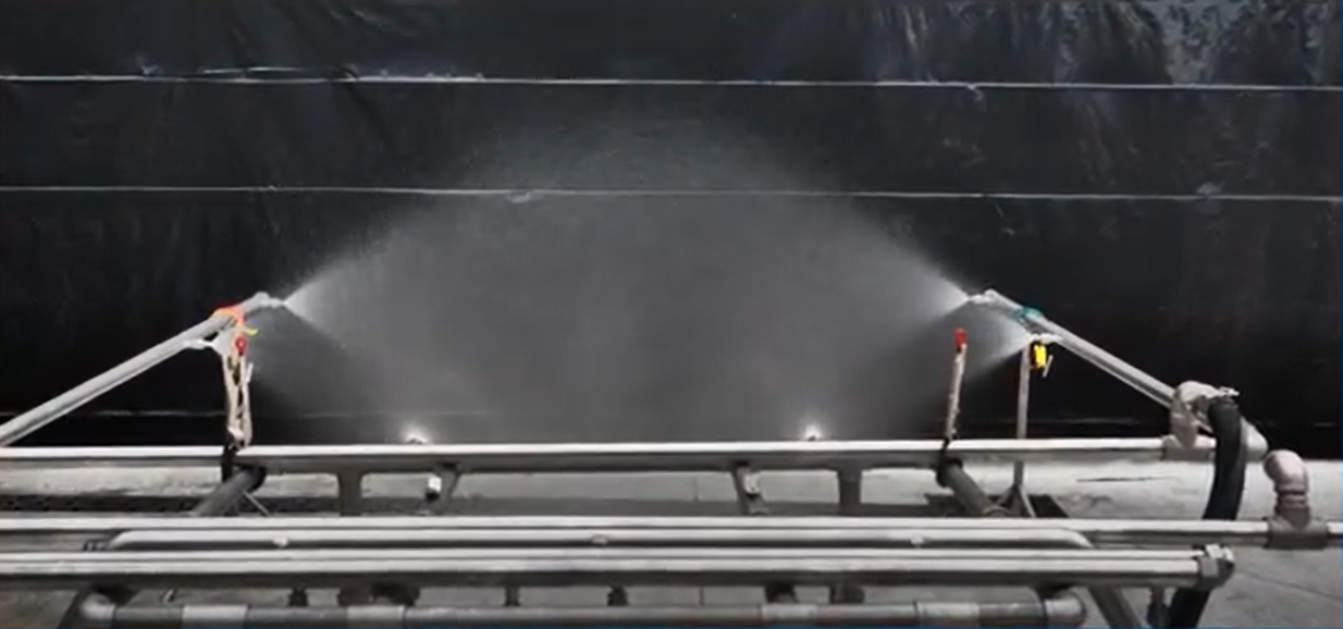 Ship Loader Spraying