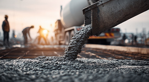 cement pouring