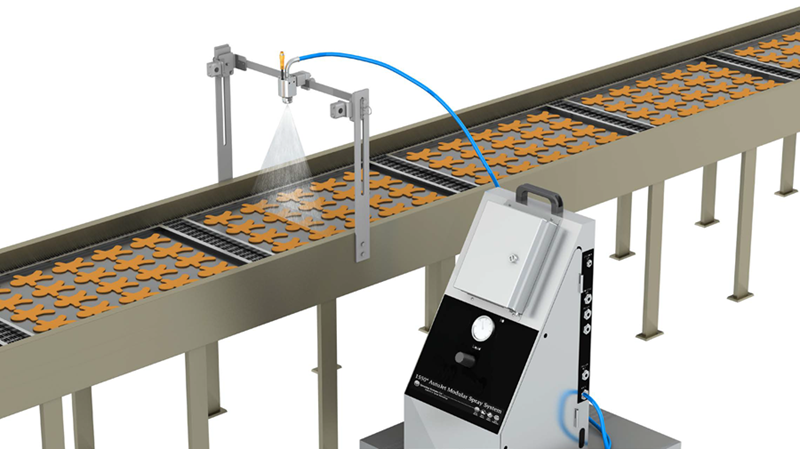 Bakery spraying application drawing