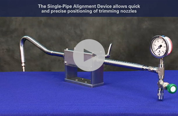 Video Single-Pipe Alignment Device