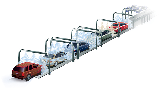 car wash assembly line