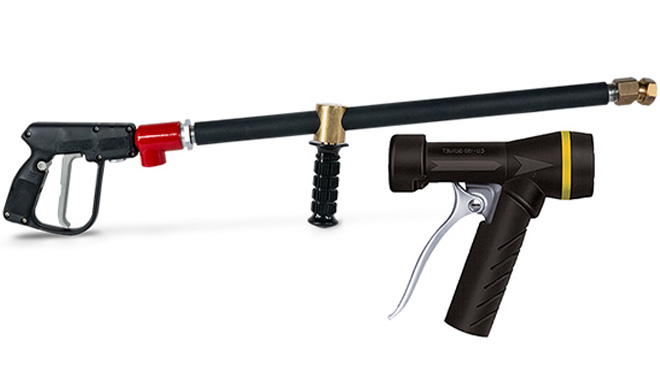 spray guns for precision cleaning