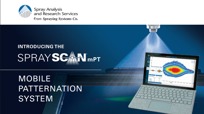 SprayScan mobile patternation system