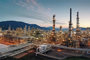 oil refinery