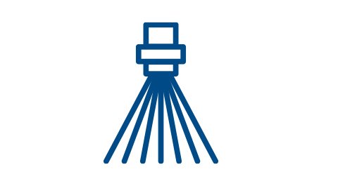 nozzle spraying icon
