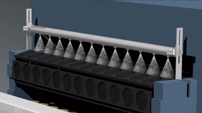 Precision Application of Release Agents on Molds Pans