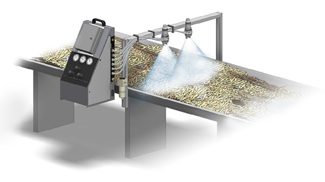 osb automated spray system application