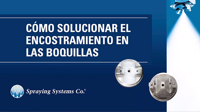 Cómo solucionar el encostramiento de las boquillas