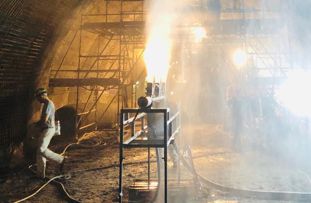 Sistema automatizado de humidificación en túnel