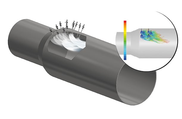 Estudio de caso Las nuevas boquillas e inyectores SteamMax ayudan a la industria petroquímica