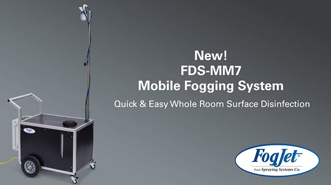 FDS-MM7 Mobile Fogging System Vídeo FDS-MM7 Sistema de nebulización móvil