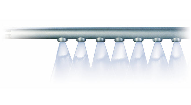 Ducha sin escobillas - Spraying Systems Co.