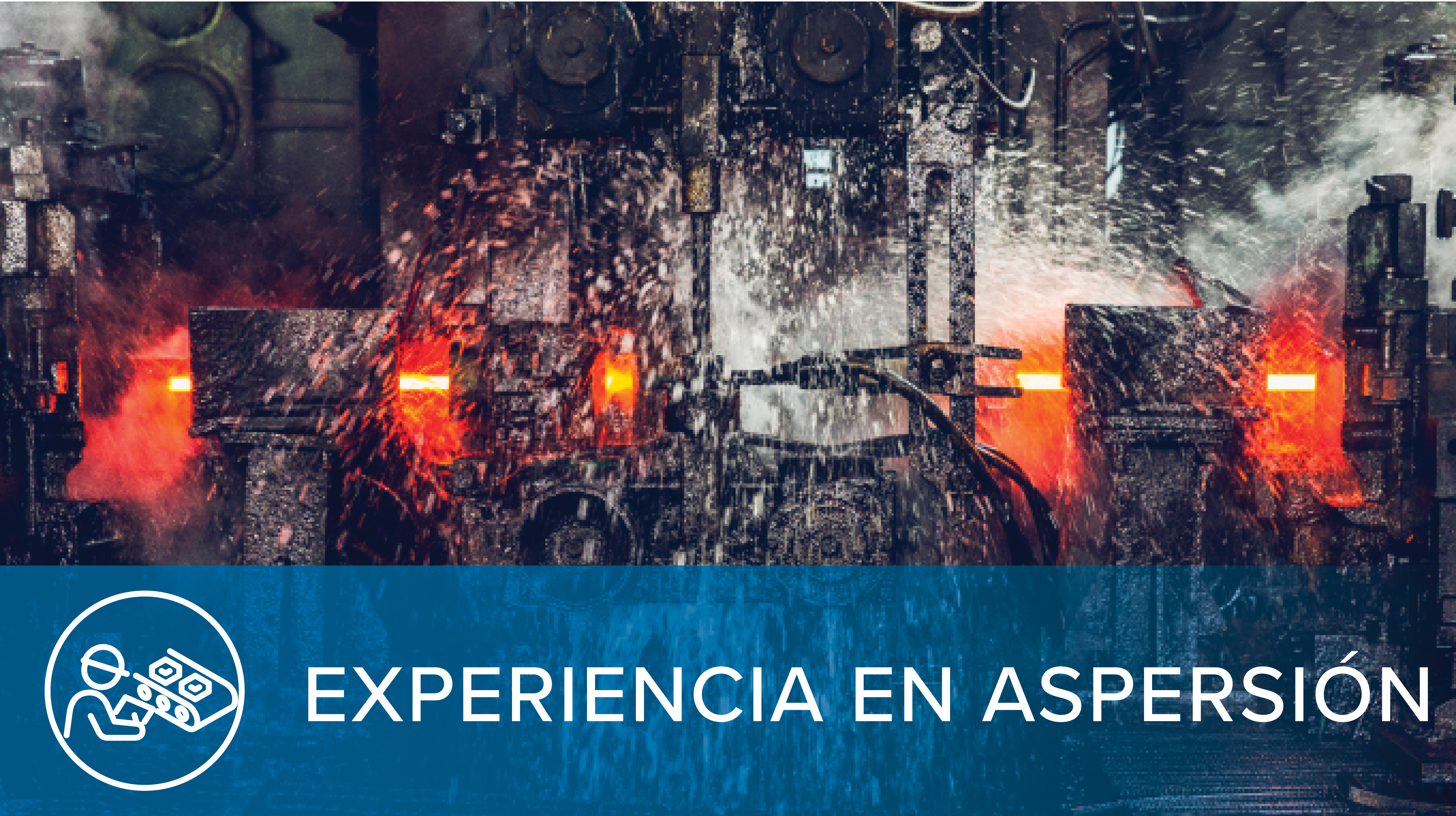inside a steel mill