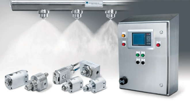 pulsajet nozzles with controller
