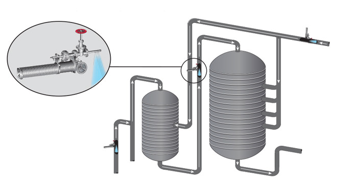 hydrocracker reactor with retractable quill