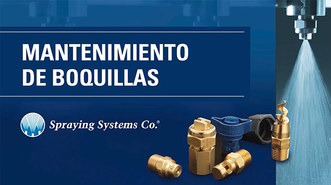 Mantenimiento rutinario de las boquillas