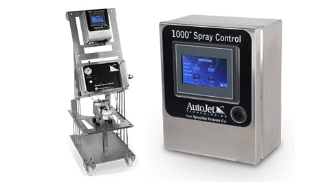 Panel de control de pulverización AutoJet 1000+ con base