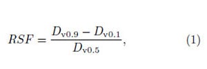 Relative Span Factor (RSF) formula