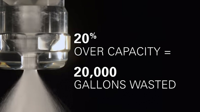 La surcapacité conduit à des gallons gaspillés