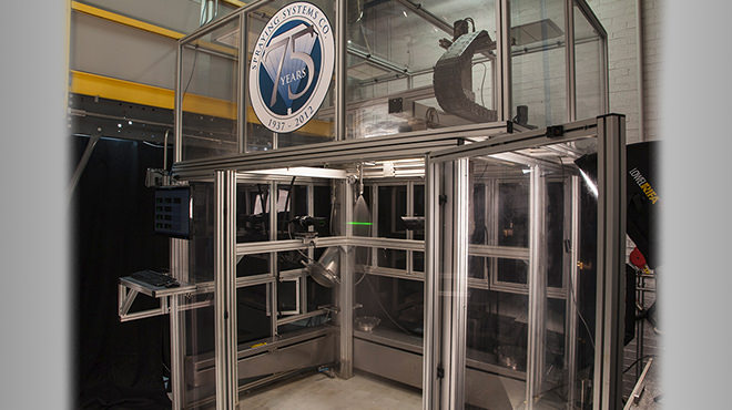 Cabine de confinement de la pulvérisation