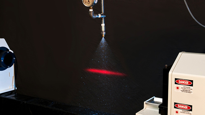 analyse des particules par diffraction laser