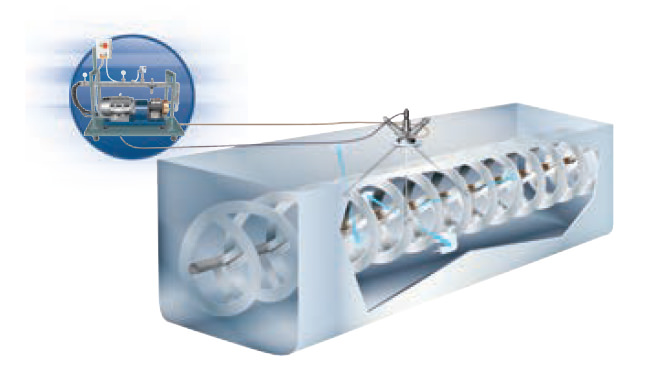 application de nettoyage de cuve pour la fabrication de poudres spéciales