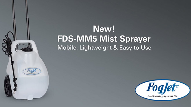 Vidéo FDS-MM5 Pulvérisateur de brouillard